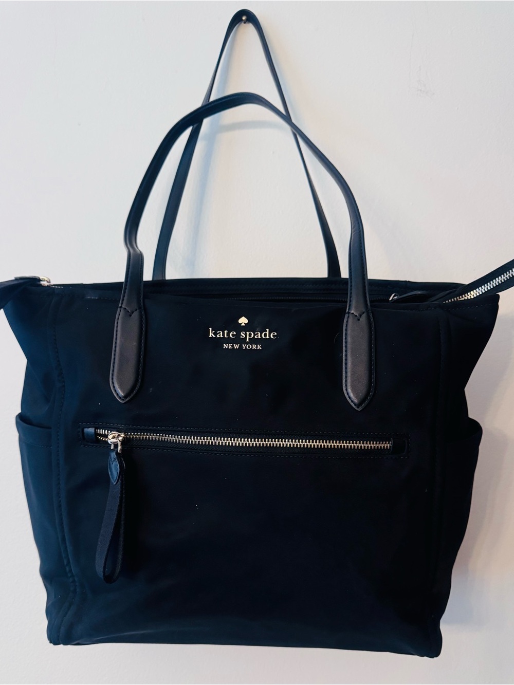 *Vintage* Kate Spade Nylon Tote in Classic Black!
